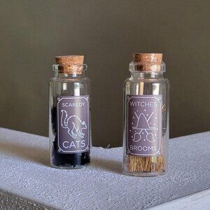 Mini Potion Bottles - Halloween Decor - Like New